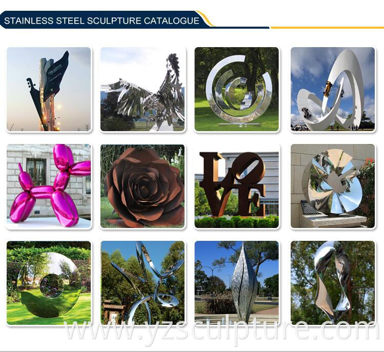 stainlee steel sculpture